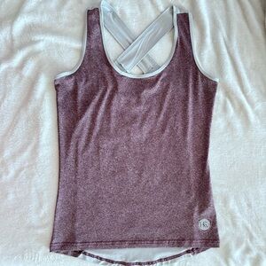 Horseware Ireland Women’s Crossback Athletic Tank Top Size Small N12